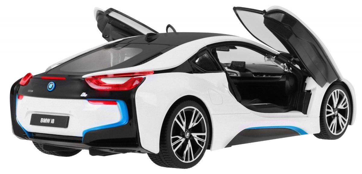 R/C toy car the BMW i8 White 1:14 RASTAR