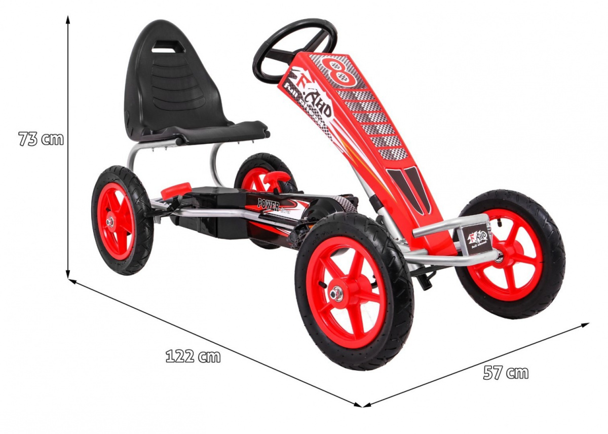 Pedal Gokart Full Ahead AIR Red