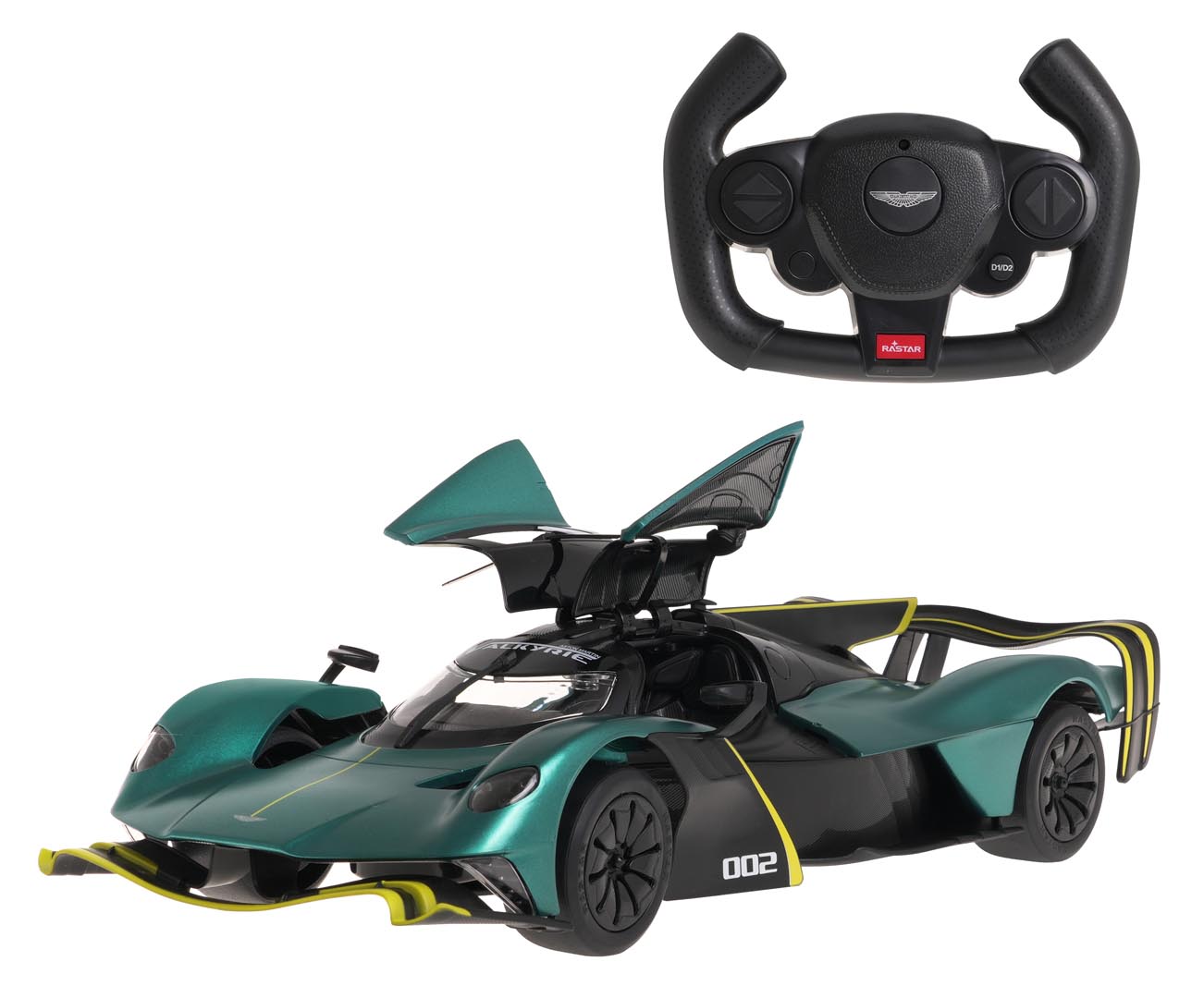 R/C 1:14 Aston Martin Valkyrie AMR Pro Dark Green RASTAR