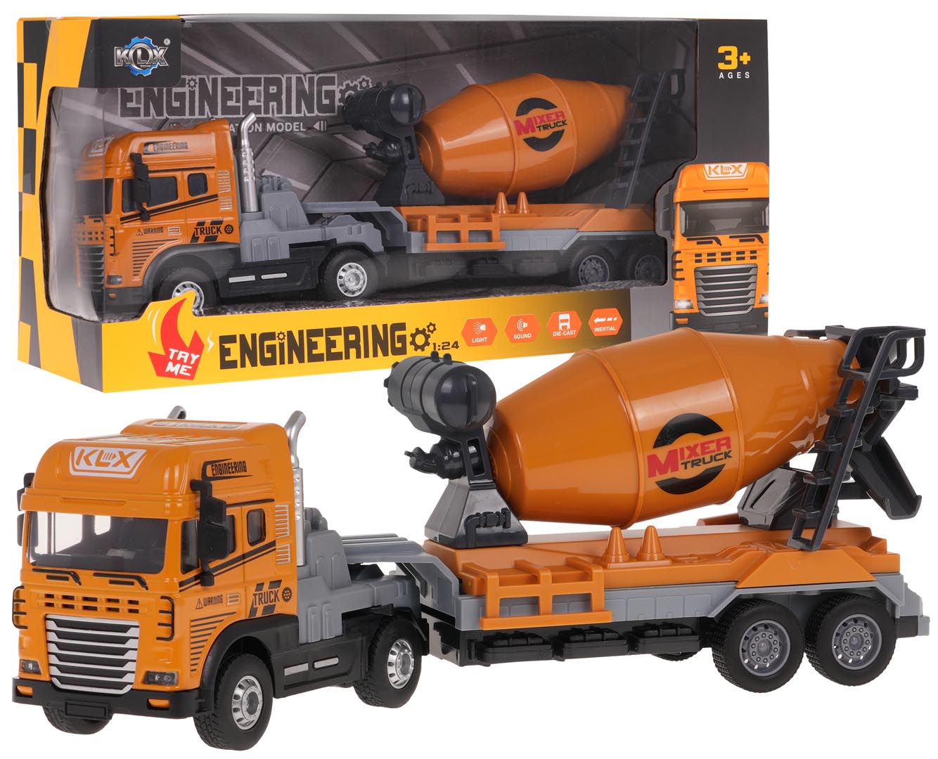 Construction Vehicle Concrete Mixer with Light and Sound Function
