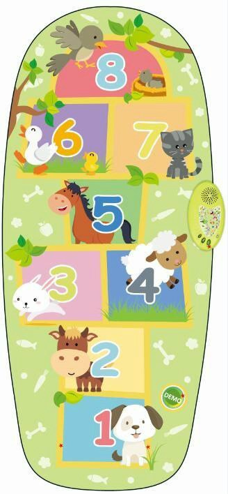 Game Mat Class Animals Green
