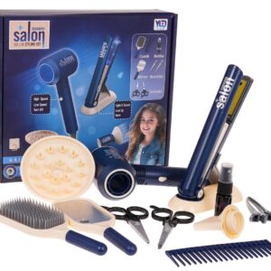 MEGA Set for a Little Hairdresser Blue + Accessories