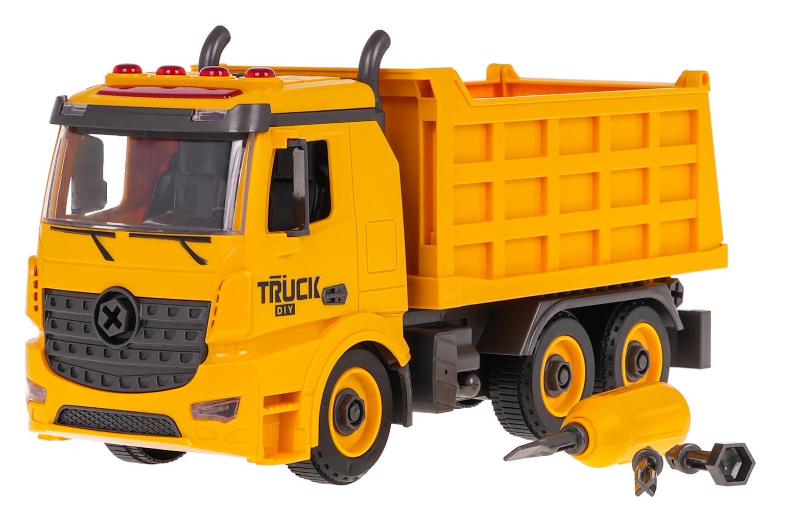 Twisting Dump Truck with Sound Function + Accessories