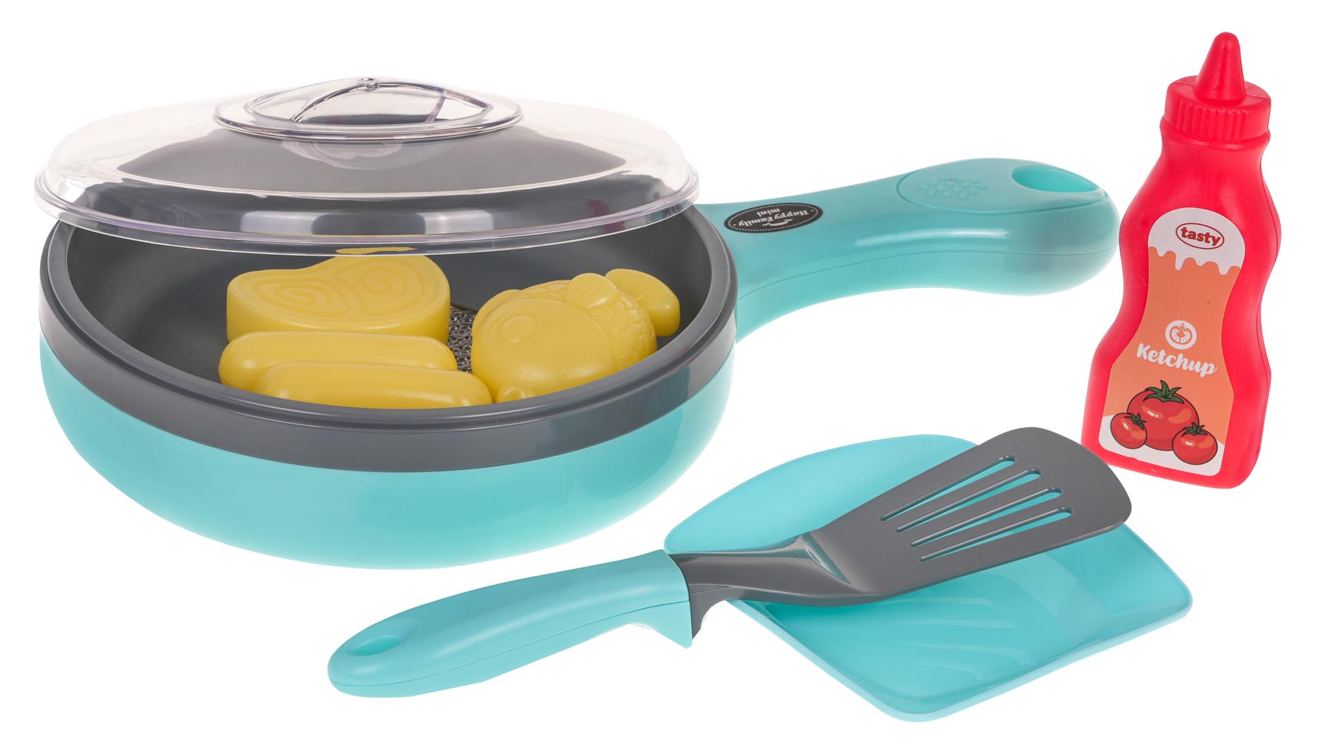 Frying pan with Light and Sound Function + Accessories