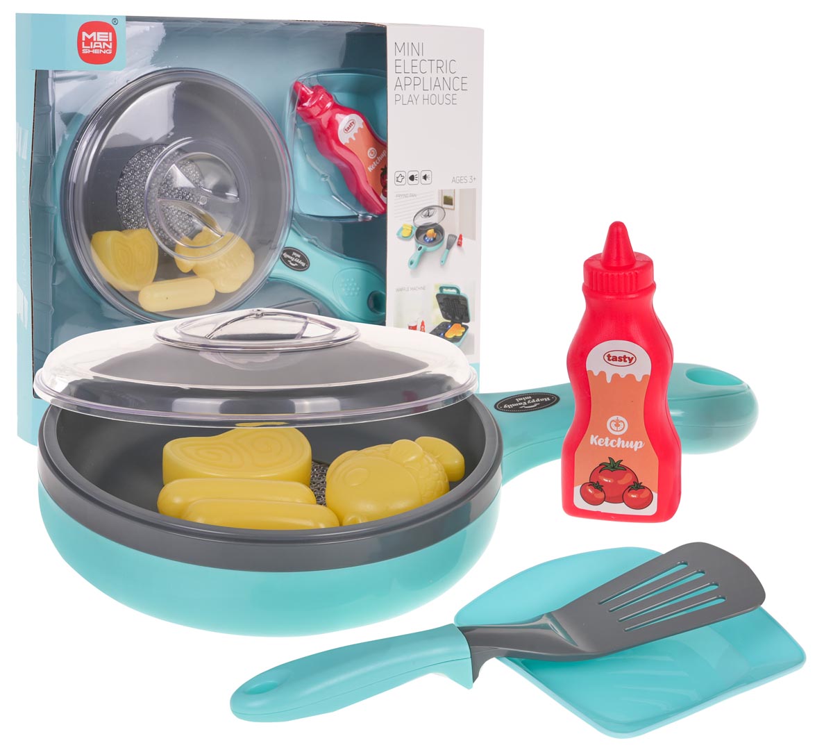 Frying pan with Light and Sound Function + Accessories