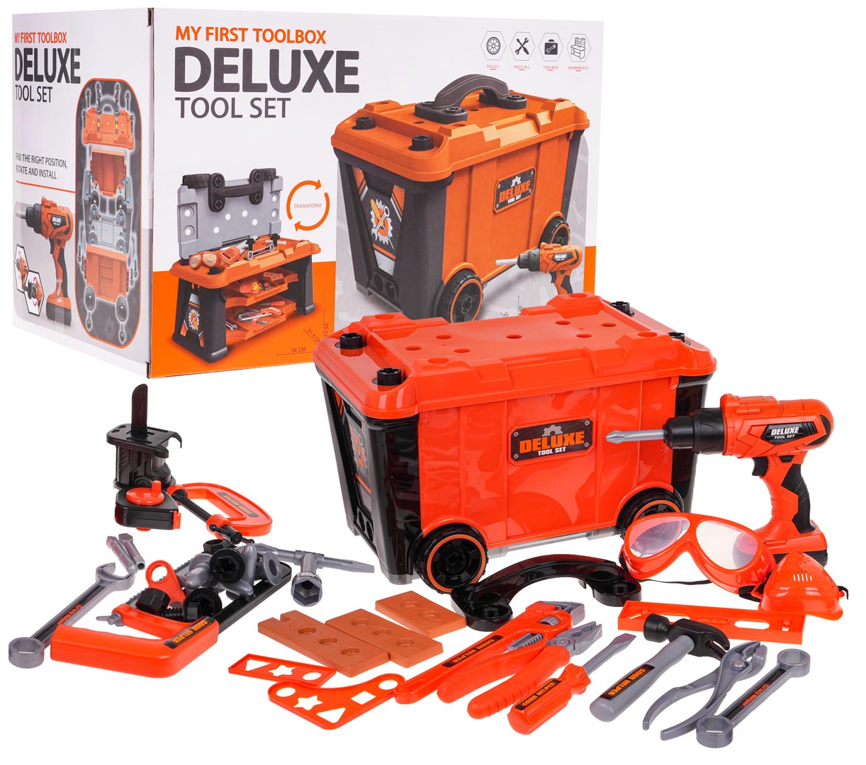 DIY Suitcase/Workshop 2in1 Set + Accessories