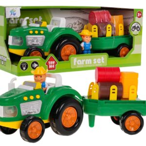 Traktor i Farmer set + pribor