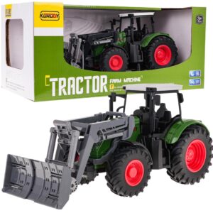 Zelena traktor s Dozer