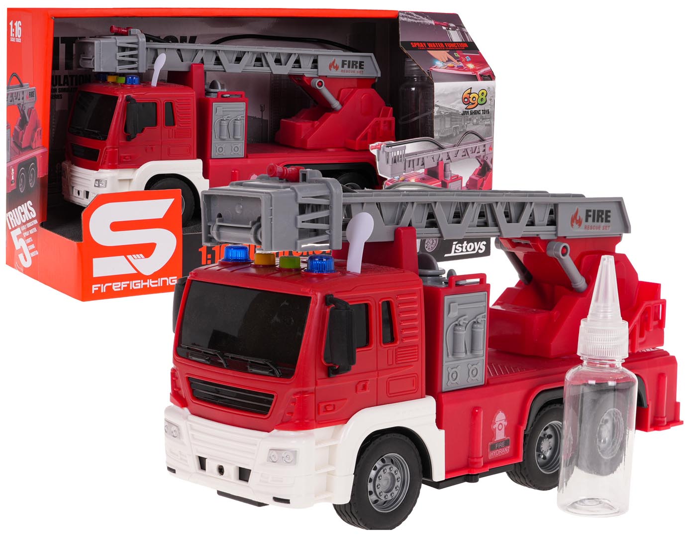 Fire Station with Water, Lights and Sound Function 1:16