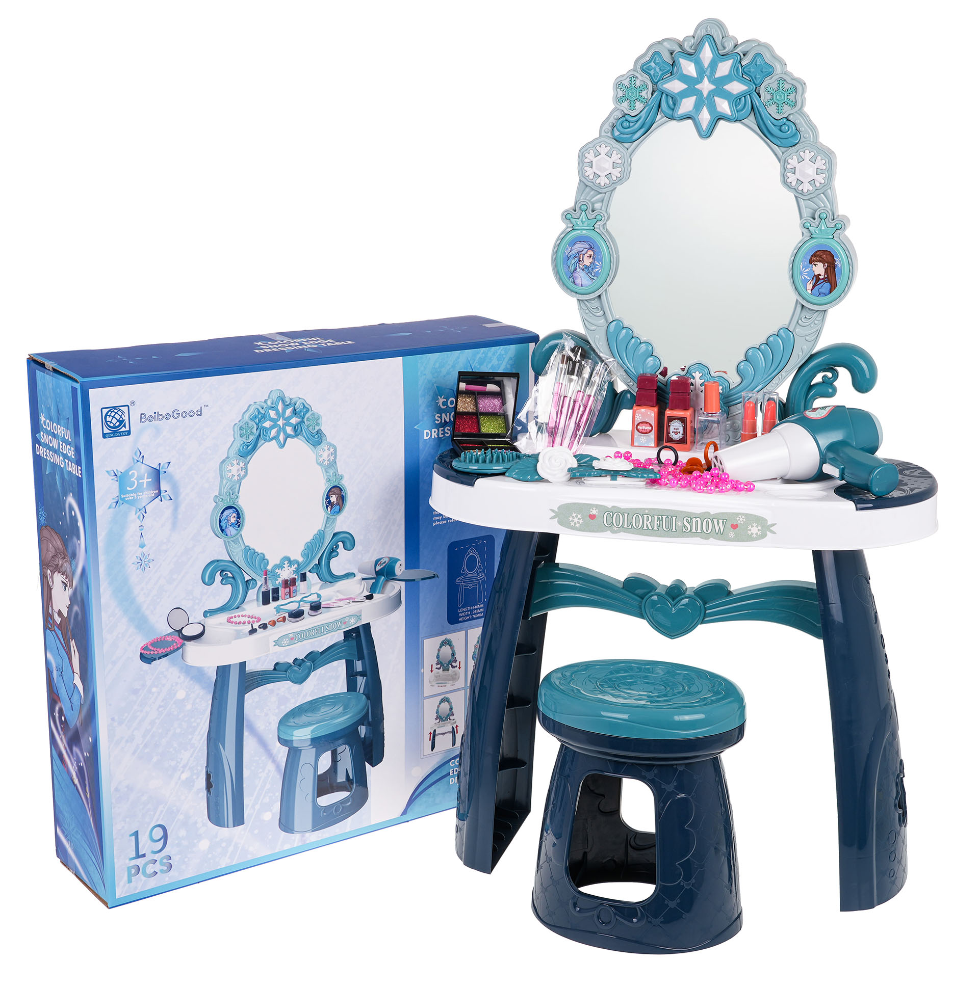 Ice Dressing Table for a Princess + Accessories