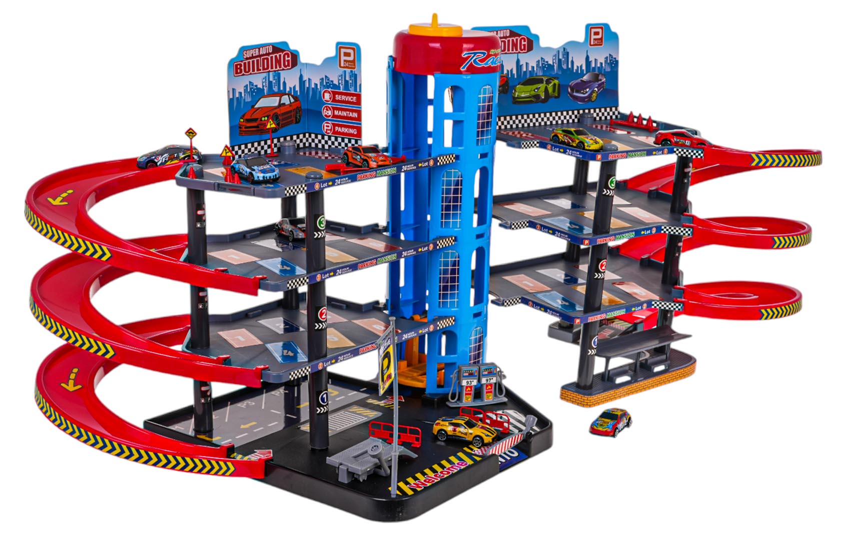 MEGA Garage Parking + Cars