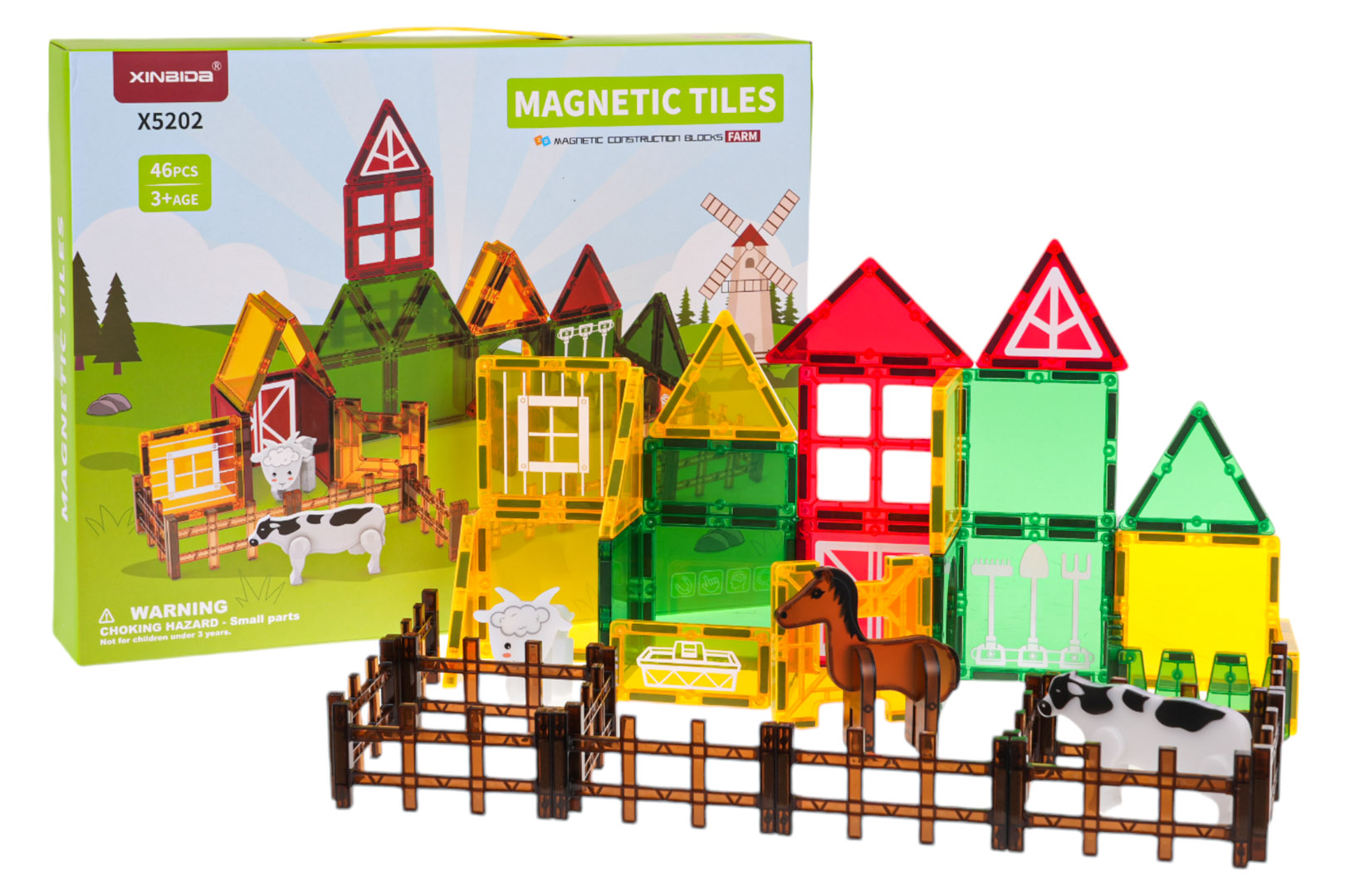 Magnetic Blocks Farm 46 pcs.