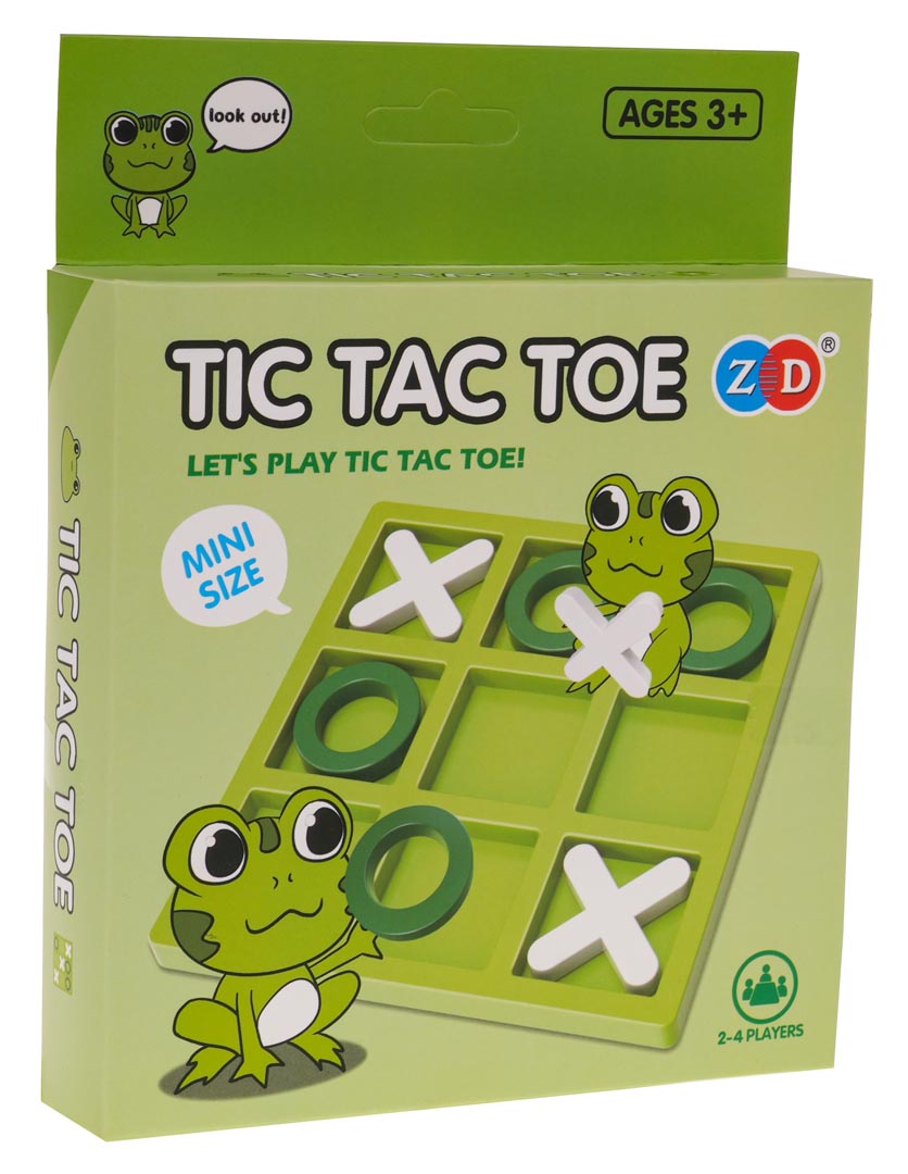 Tic Tac Toe Logic Game Frog Version