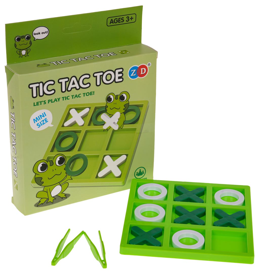 Tic Tac Toe Logic Game Frog Version