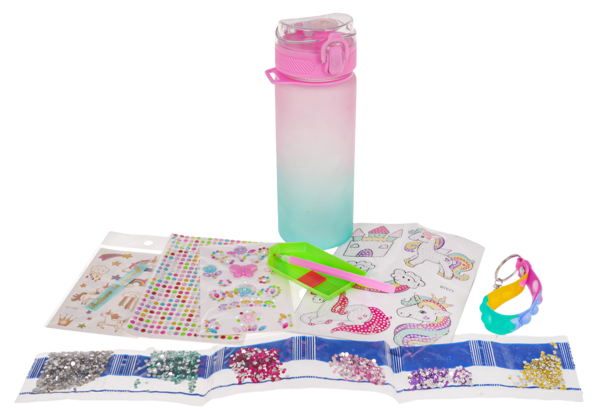 Unicorn Bottle + Accessories