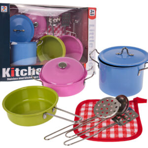 Metal Colored Pots + Accessories