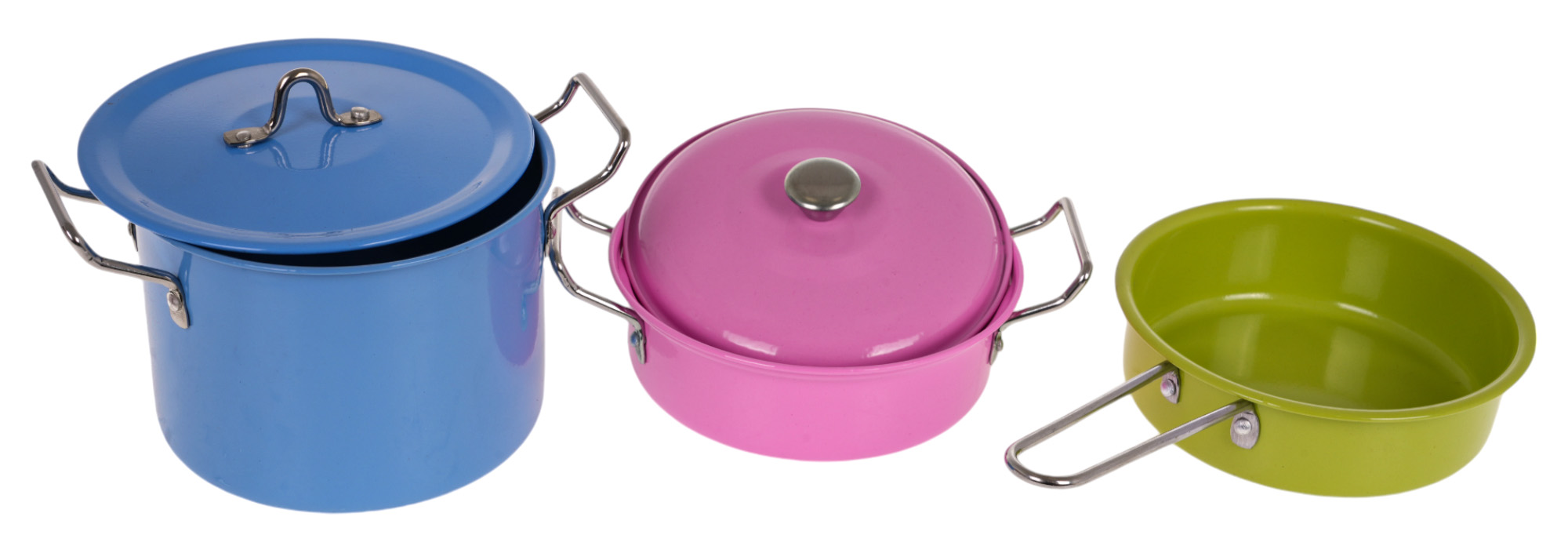 Metal Colored Pots + Accessories