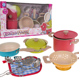 Set of Colorful Pots + Accessories