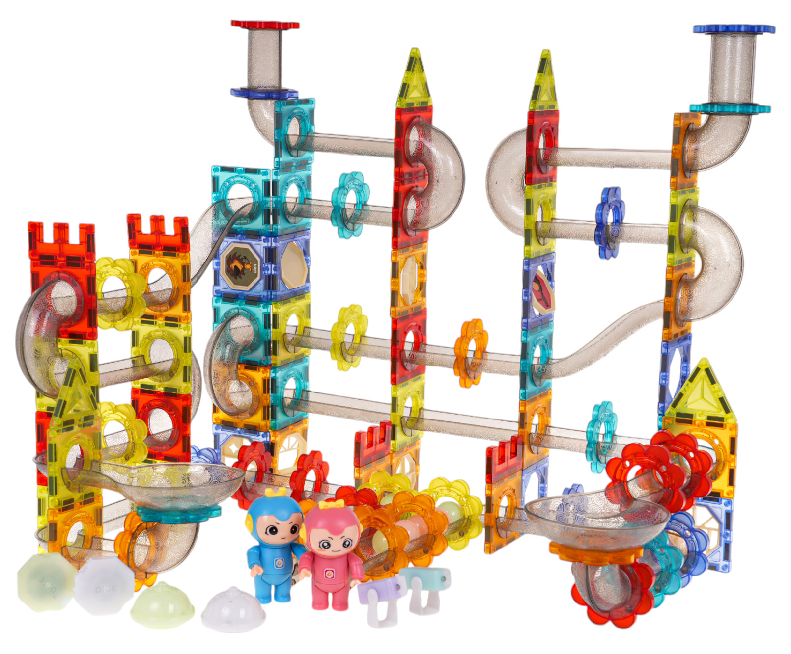 Magnetic Building Blocks Luminous Ball Set 228 pcs.