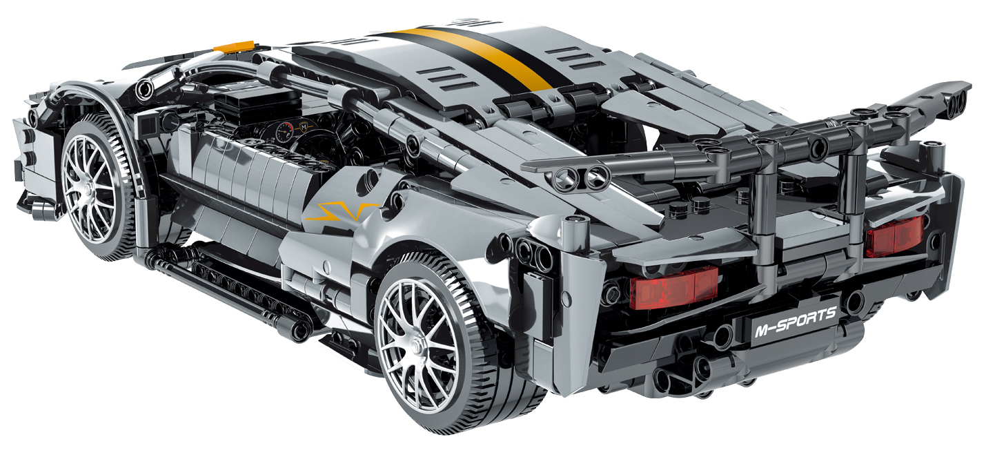 Sports Car Set Gray 1356 pcs.