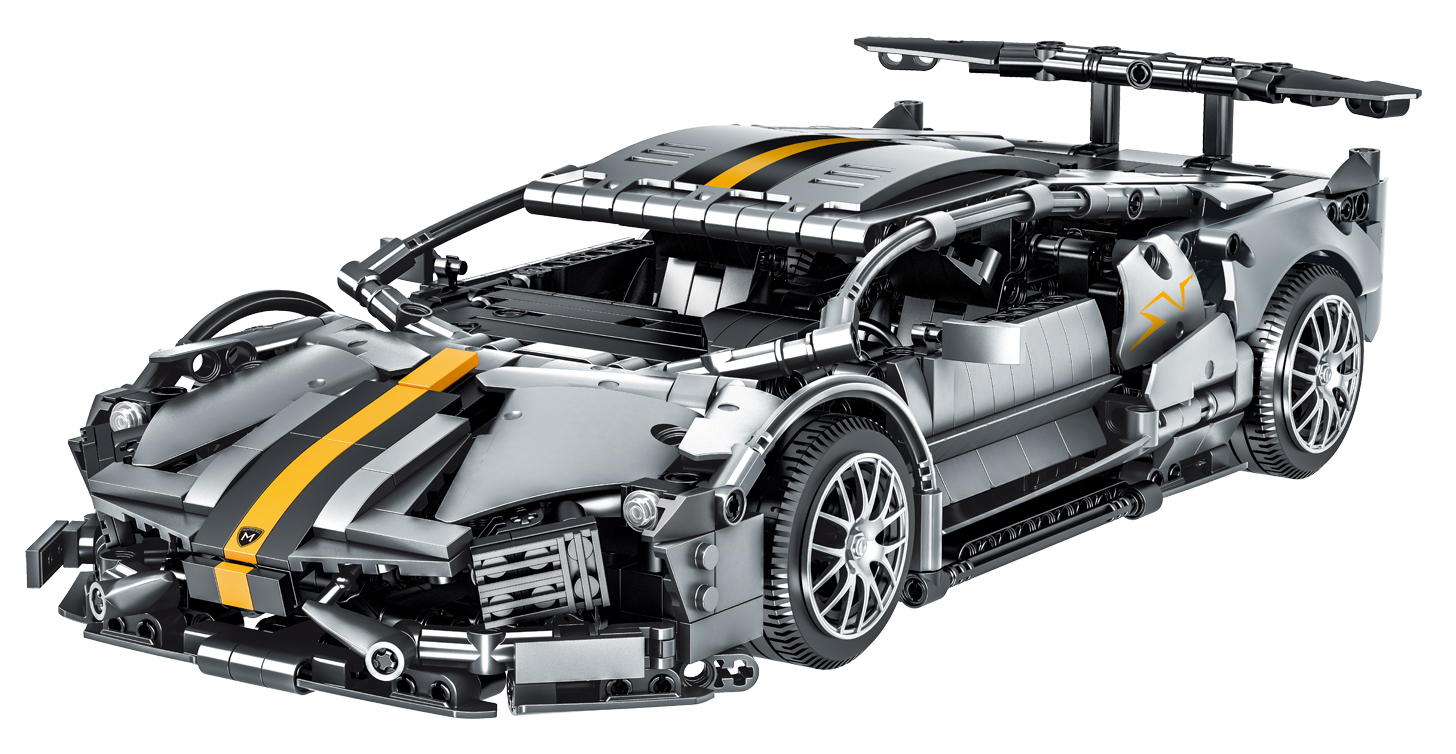 Sports Car Set Gray 1356 pcs.