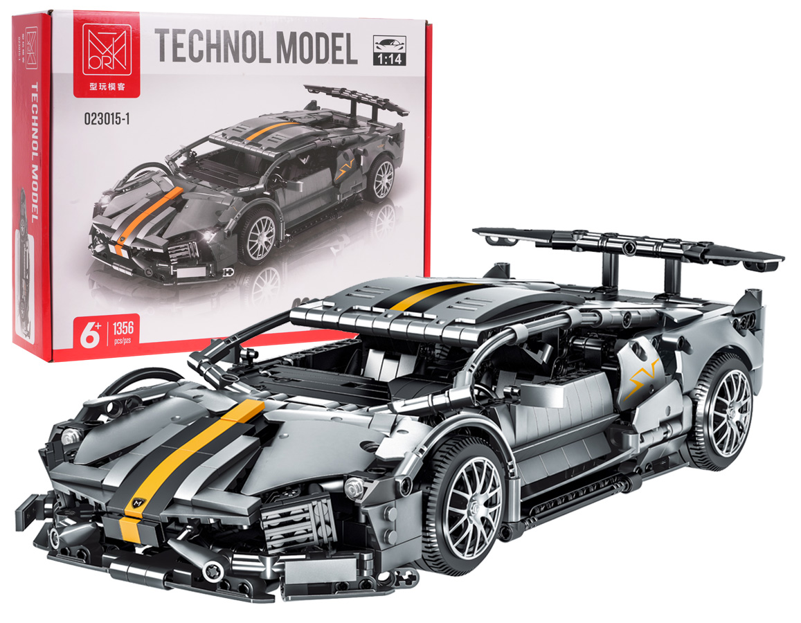 Sports Car Set Gray 1356 pcs.