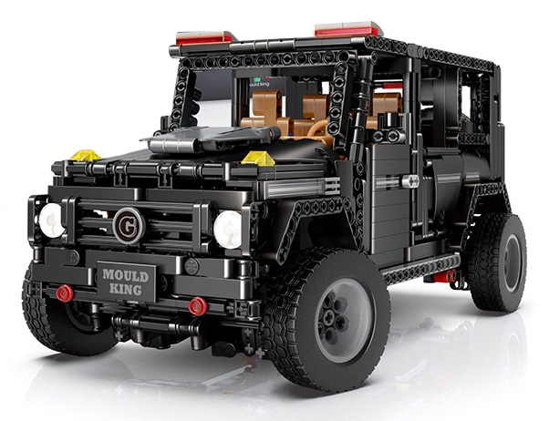 Off-road Car Block Set 1722 pcs. Black