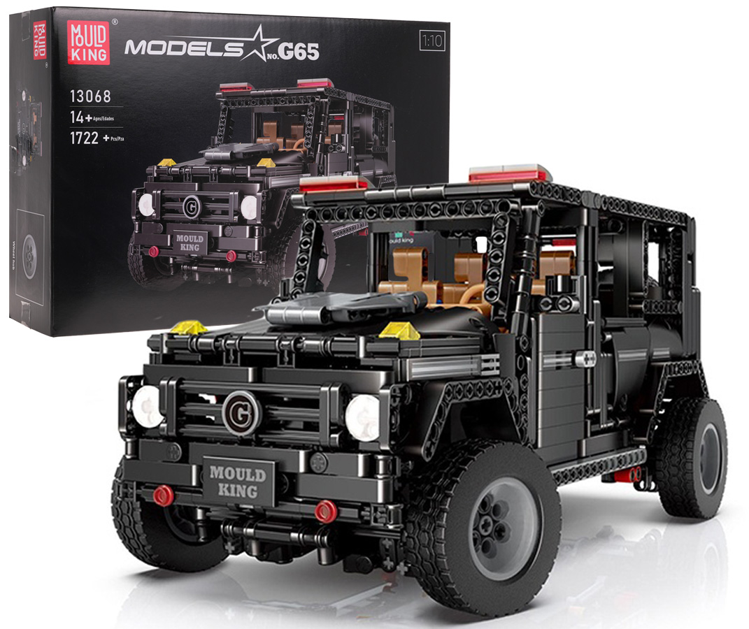 Off-road Car Block Set 1722 pcs. Black