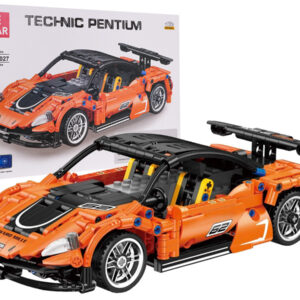 Sports Car Block Set 491 pcs. Orange