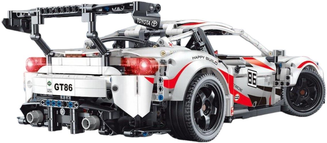 Super Car GT86 White Brick Set