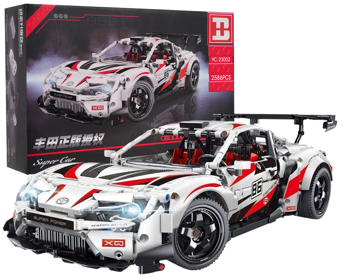 Super Car GT86 White Brick Set
