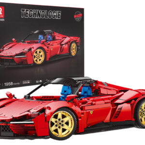 Red Sports Car Building Blocks Set 1958pcs.