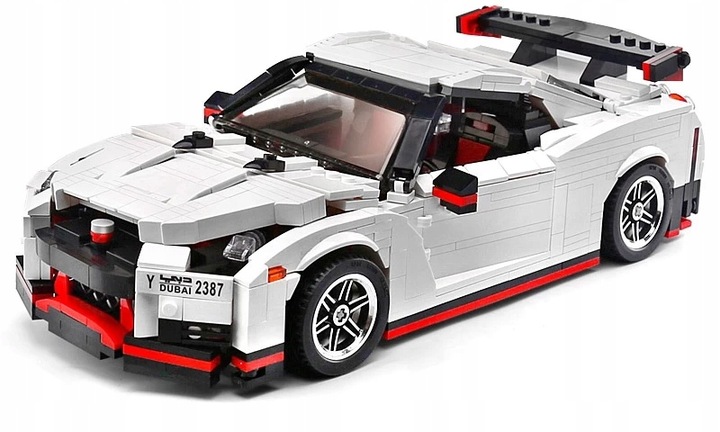 Car Block Set 1034 pcs. White