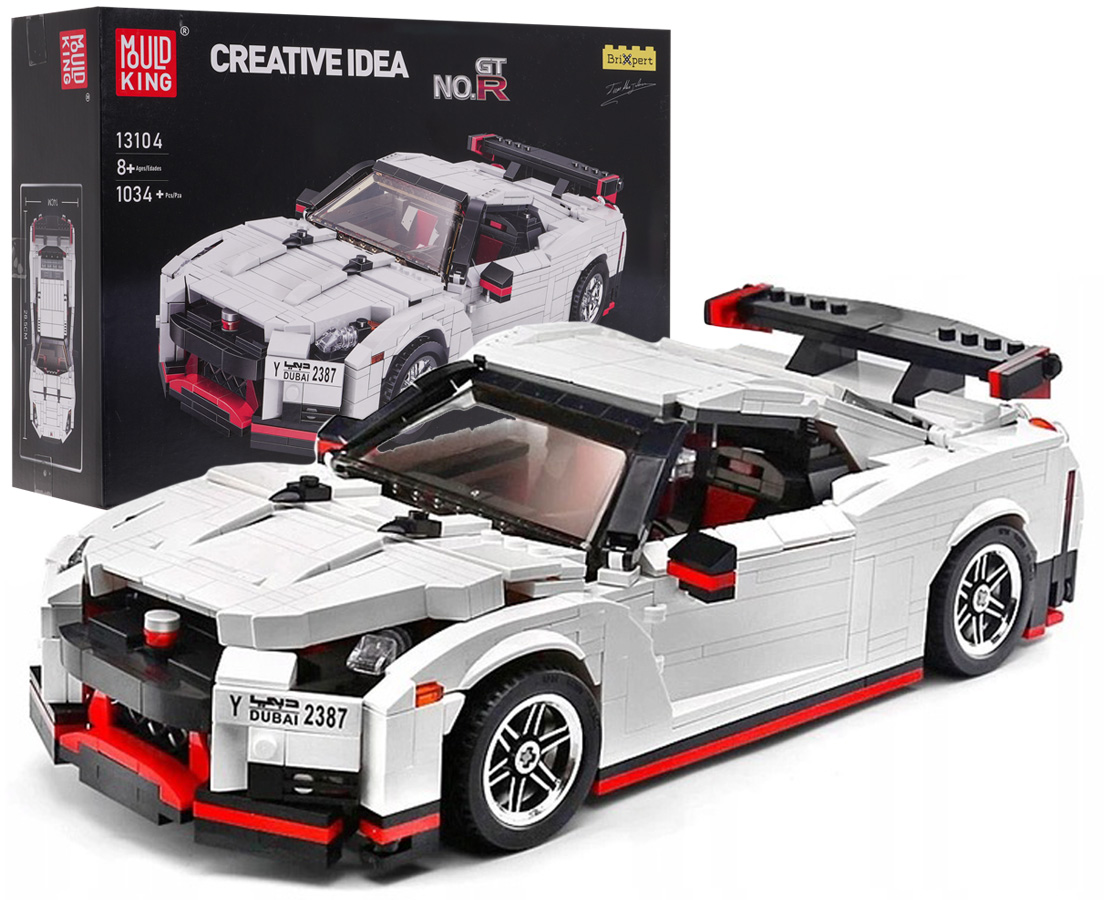 Car Block Set 1034 pcs. White