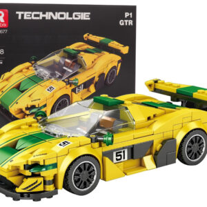 Sports Car Brick Set Yellow 368 pcs.