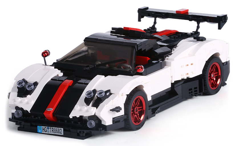 Sports Car Block Set 960 pcs. White