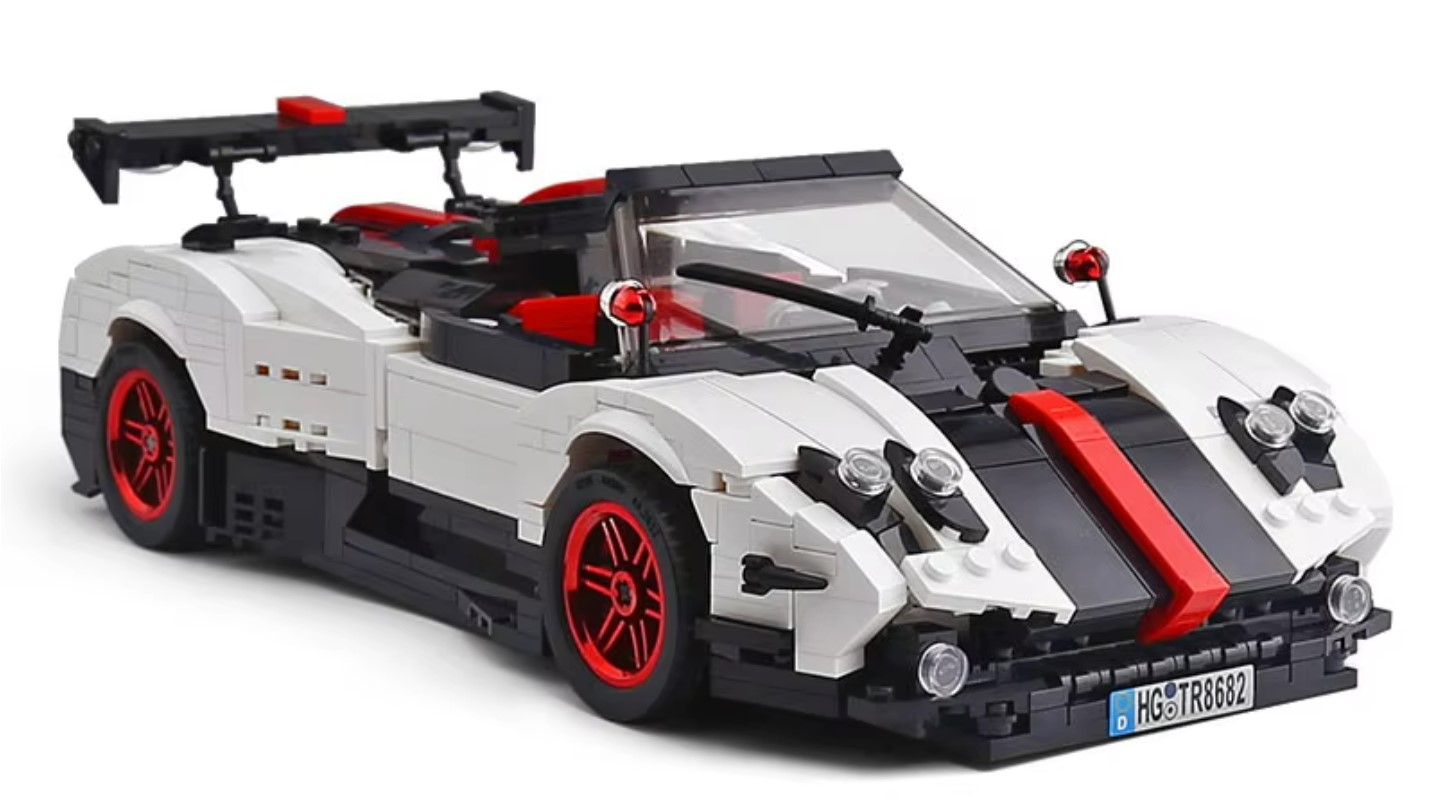 Sports Car Block Set 960 pcs. White