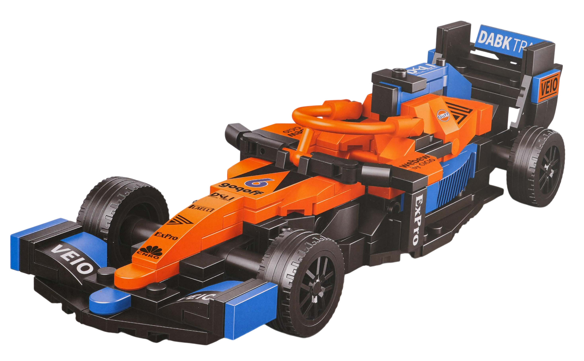 Bolid F1 Block Set Orange 278 pcs.