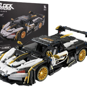 Sports Car Brick Set White/Black 1242pcs.