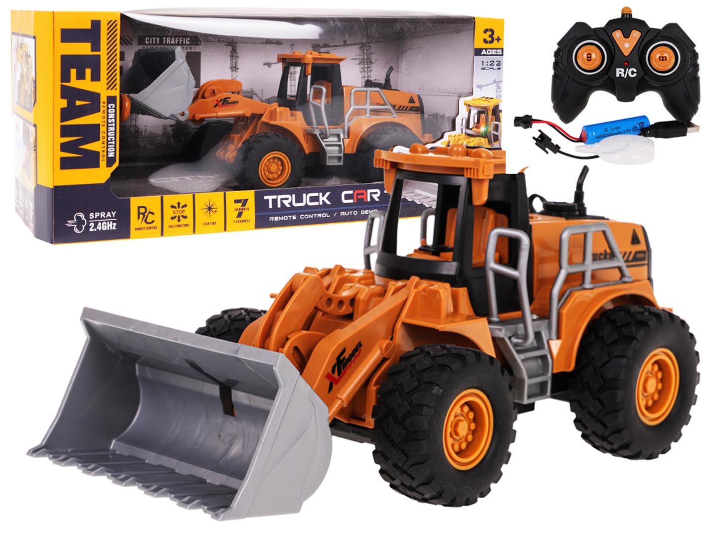 R/C Bulldozer with Lights and Smoke Function