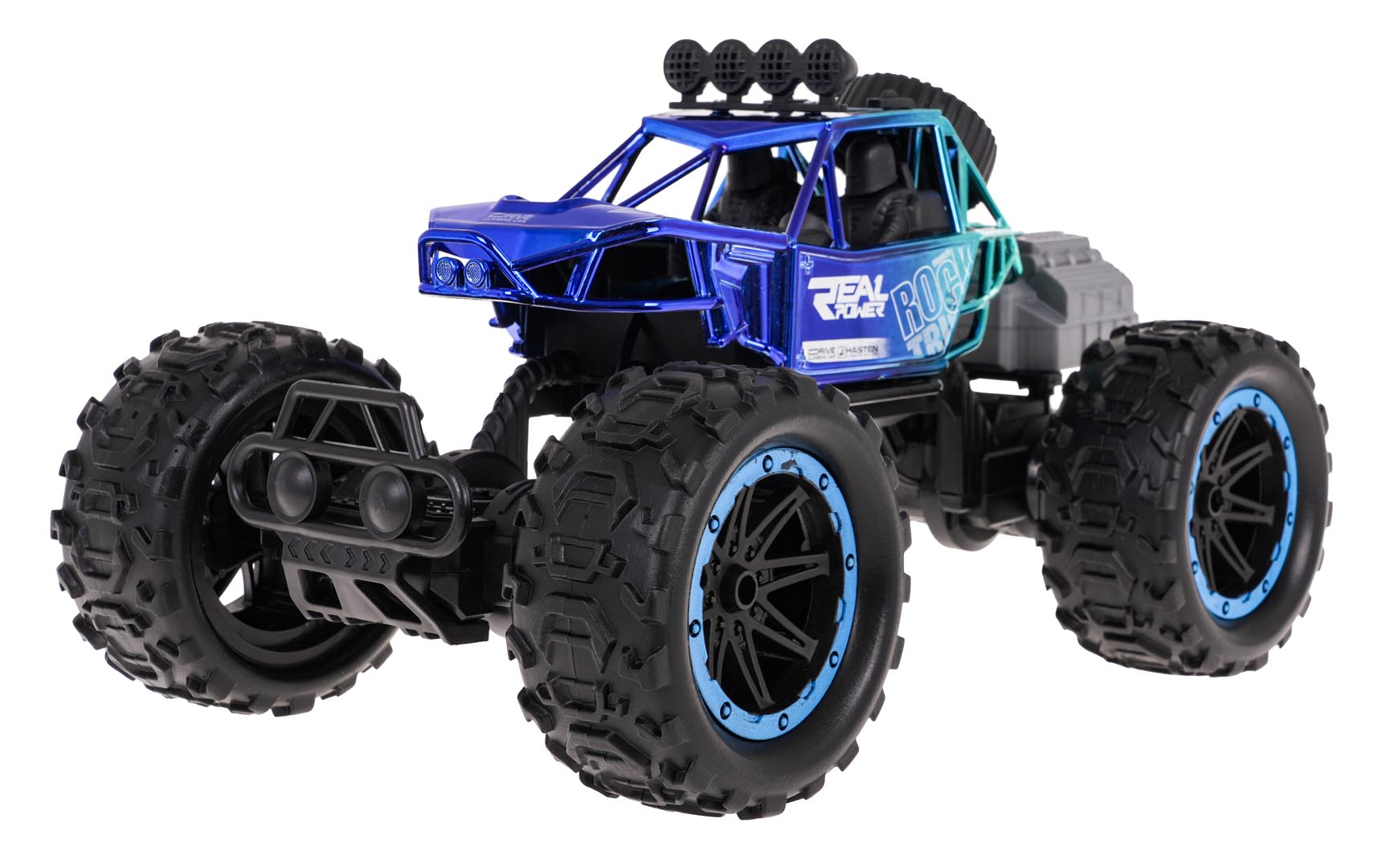 REAL ROCK Crawler with Smoke Function R/C Blue
