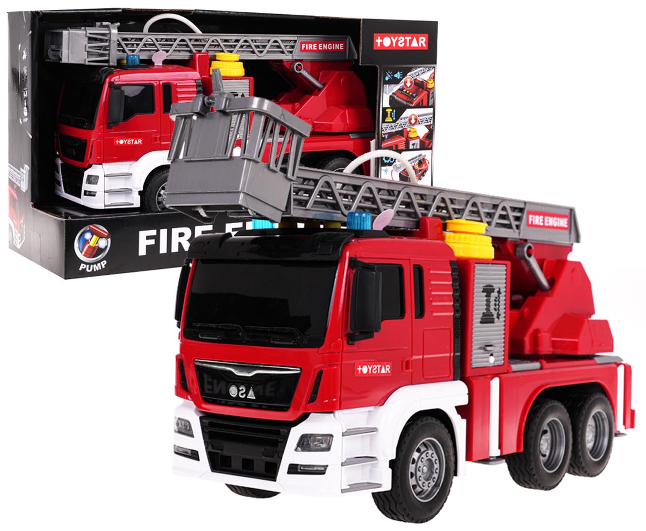Fire Department Vehicle with Water Function