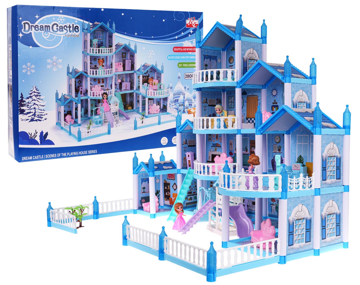 GIGA Winter Villa + Accessories 280pcs.
