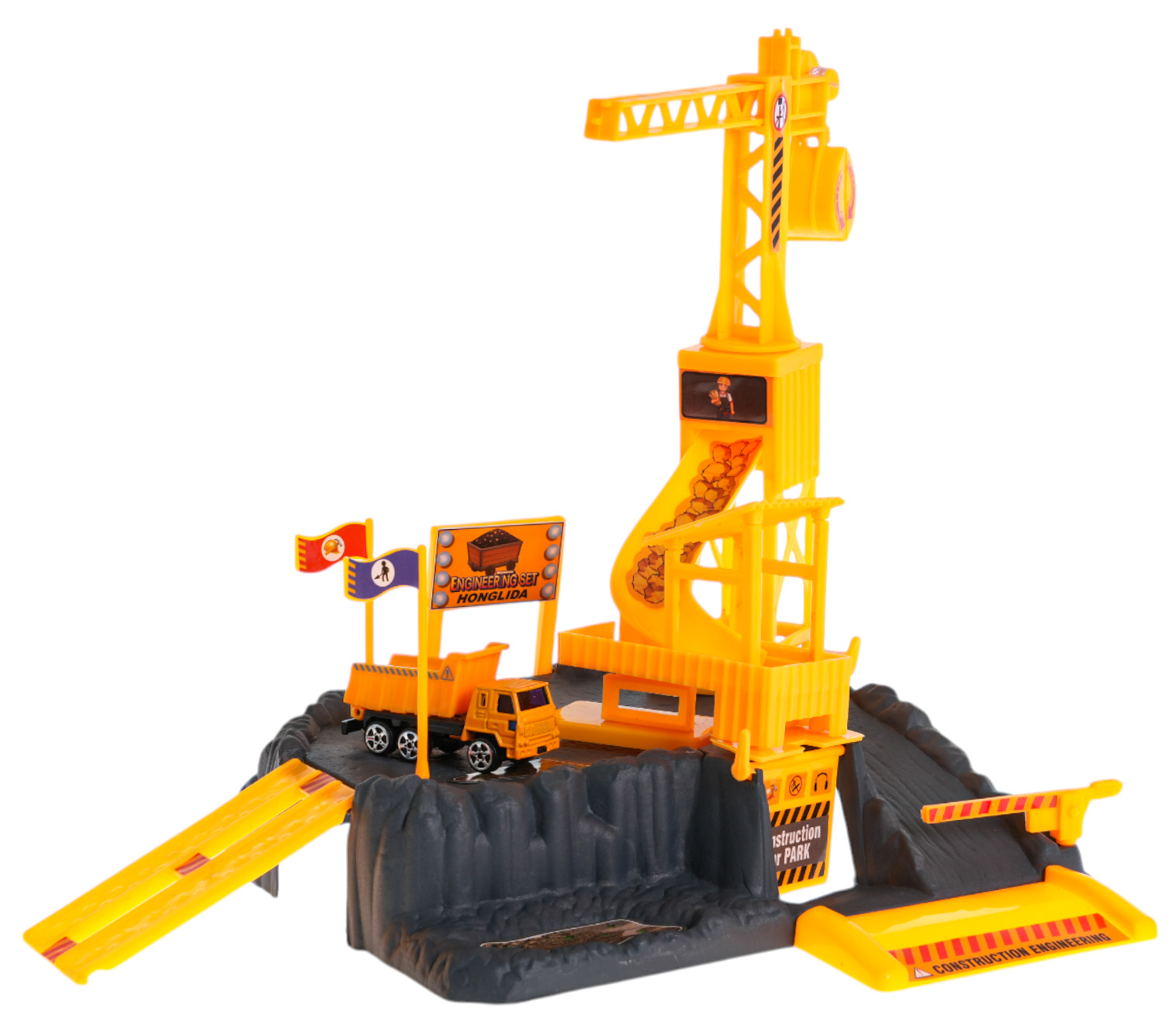 Construction Site + Accessories Set