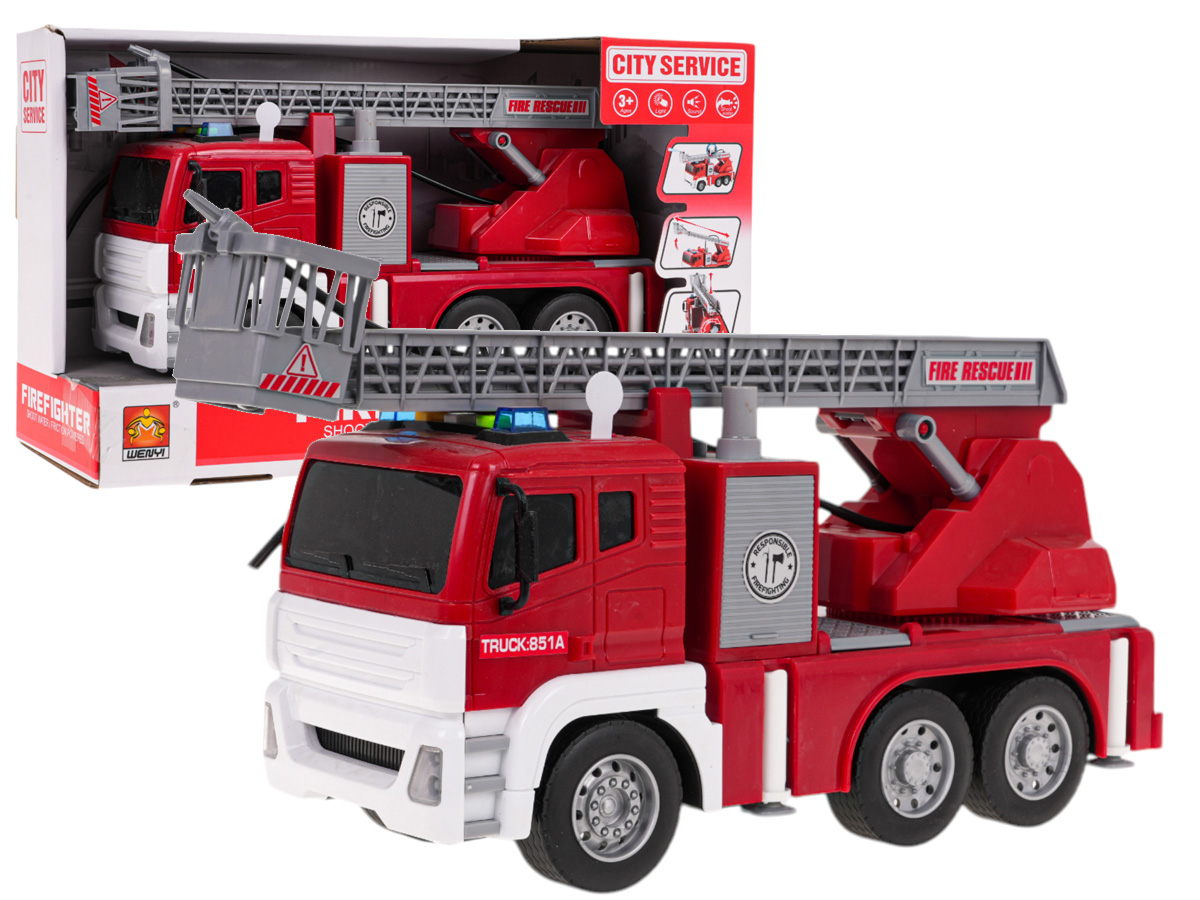 Fire Department with Light, Sound and Water Function 1:12