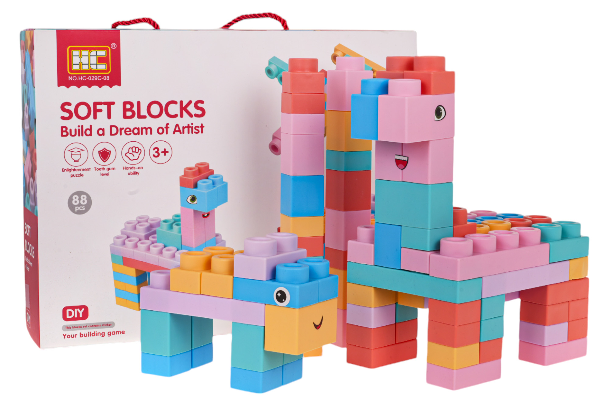 Soft Blocks Set 88 pcs.