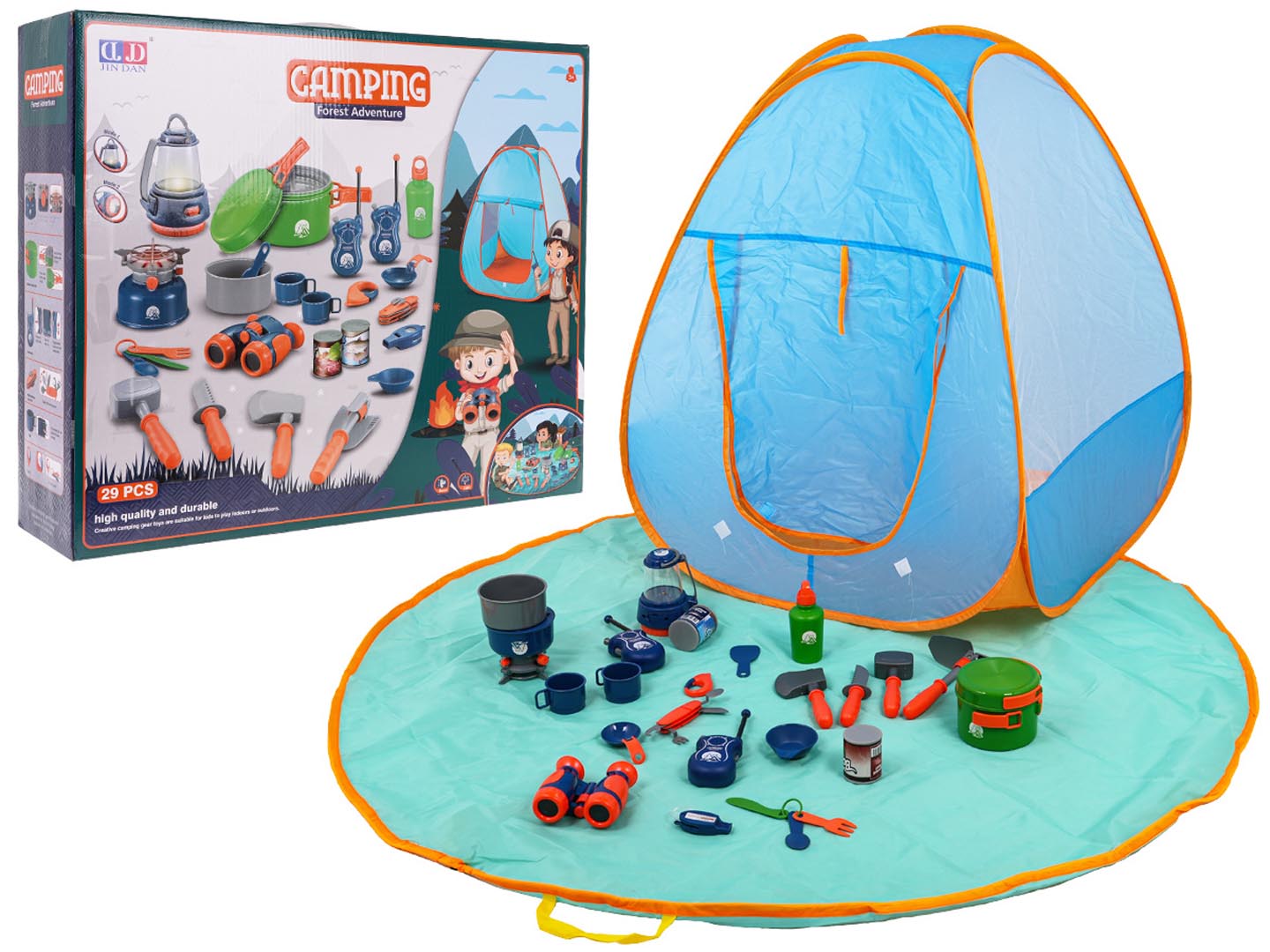 MEGA Camping Set with Tent + Accessories