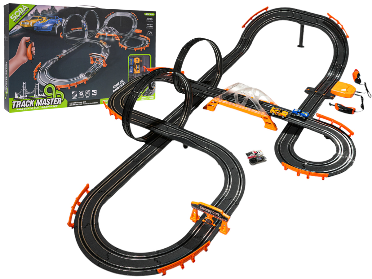 TRACK MASTER Race Track with Backlight + Accessories