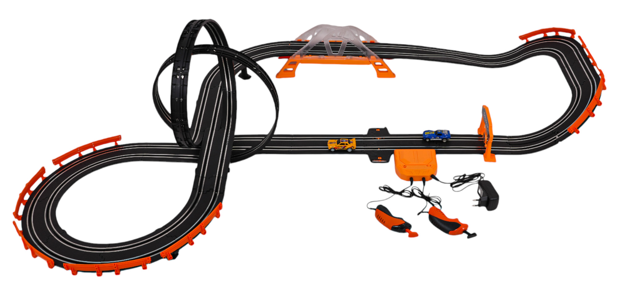 TRACK MASTER Race Track with Backlight + Accessories 615cm