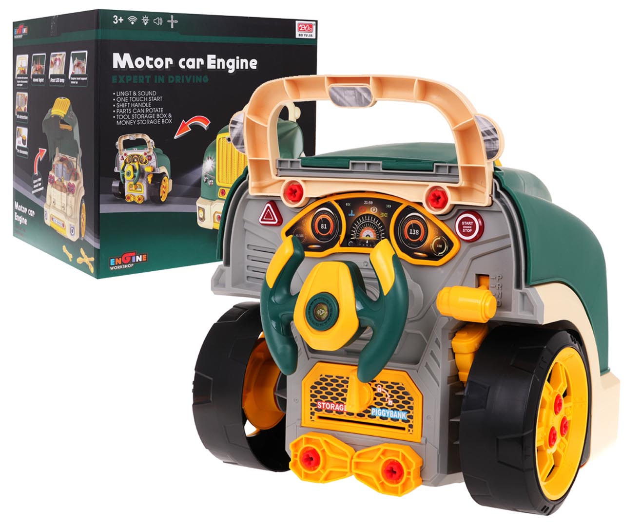 Workshop for a young mechanic Green